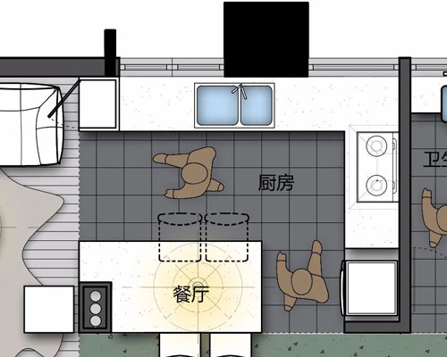 室內(nèi)設計廚房該如何布局設計？