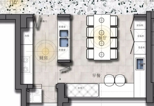 室內(nèi)設計廚房該如何布局設計？